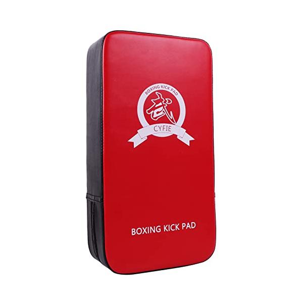 ・ 40×19×10cm ・【サイズ】約40×19×10cm【重量】約360g【材質】PUレザー【梱包内容】1個キックミット・【幅広い用途】キックボクシング、空手、テコンドー、総合格闘技の練習、ジムでの使用、家庭でのシェイプアップ、日々のス...