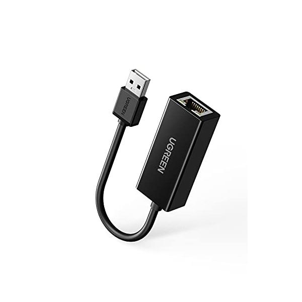 他サイト： UGREEN USB LANアダプター USB To RJ45 100/10Mbps 高速有線 Switch Wii Macbook等に最適 動の商品画像