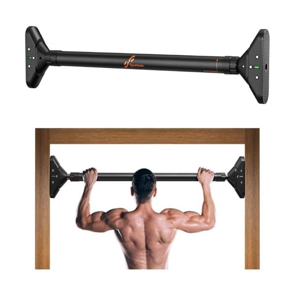 Sportneer 懸垂バー 懸垂マシン ぶら下がり健康器 簡単設置 筋トレ