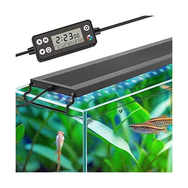 Hygger 水槽ライト LEDアクアリウムライト 45-60CM対応 新開発のDIY