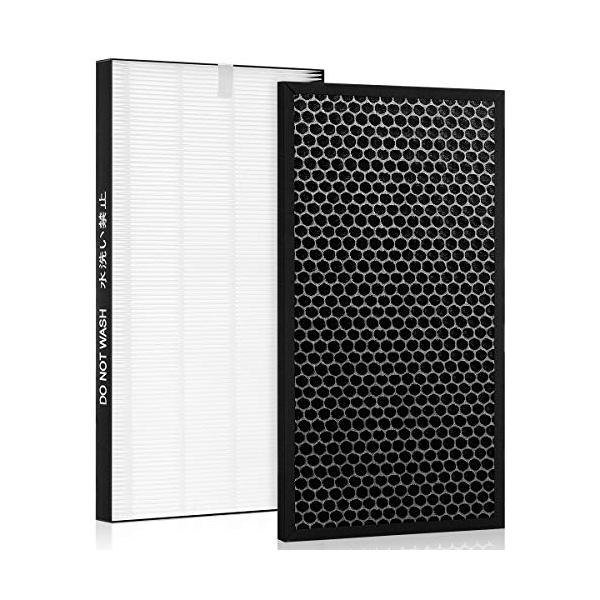 他サイト： iSingo シャープ加湿空気清浄機用 FZ-D50HF 脱臭フィルター FZ-D50DF 集じんフィルター HEPA 交換用 対応型番 KC-の商品画像