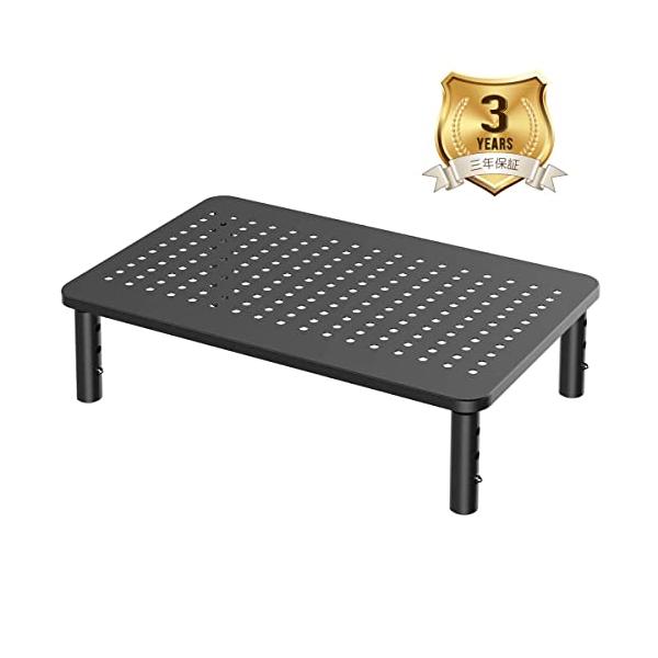 ブラック/四角形/-・Size:四角形Color:ブラック・【製品仕様】幅：37cm 奥行き：23.5cm 高さ：10-12-14cm三段階高さ調整可能?天板下 幅：31cm 奥行き：17.7cm?材質：スチール?最大耐荷重：20kg・【丈...