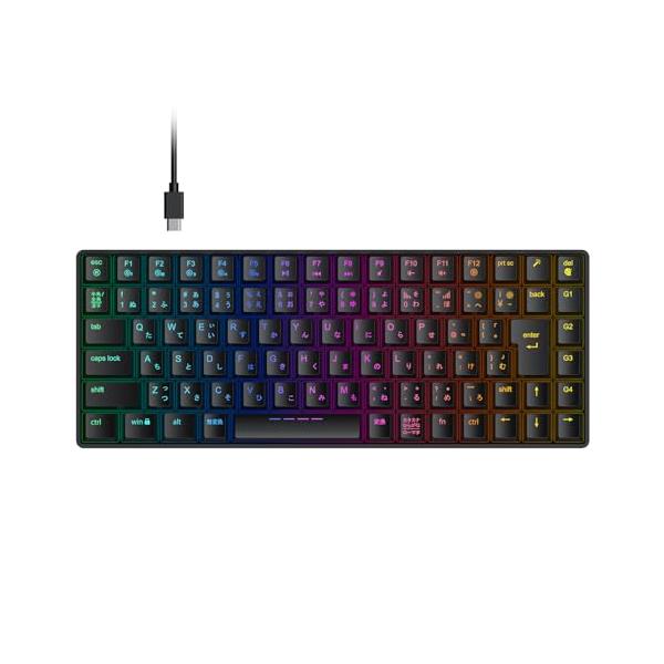 iClever ゲーミングキーボード テンキーレス 赤軸 メカニカル キーボード iClever ゲーミングキーボード テンキーレス 赤軸 メカニカル