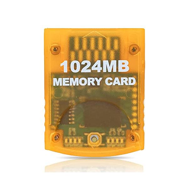 ・オレンジ(1024MB)  ・・Color:オレンジ(1024MB)・【wii メモリーカード●互換性】すべてのゲームキューブ＆Wiiコンソールと互換性があります。 （注：Wiiコンソール-RVL-001のみ）・【大容量】WIIメモリーカ...