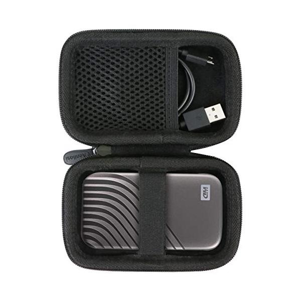 WD ポータブルSSD 1TB / 500GB My Passport 完全対応 専用保護収納