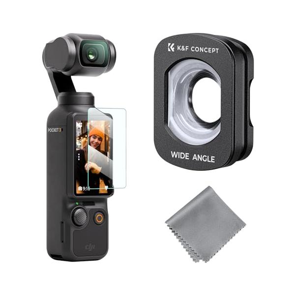 KF Concept DJI OSMO Pocket 3用磁気式フィルター 広角レンズ 広角120