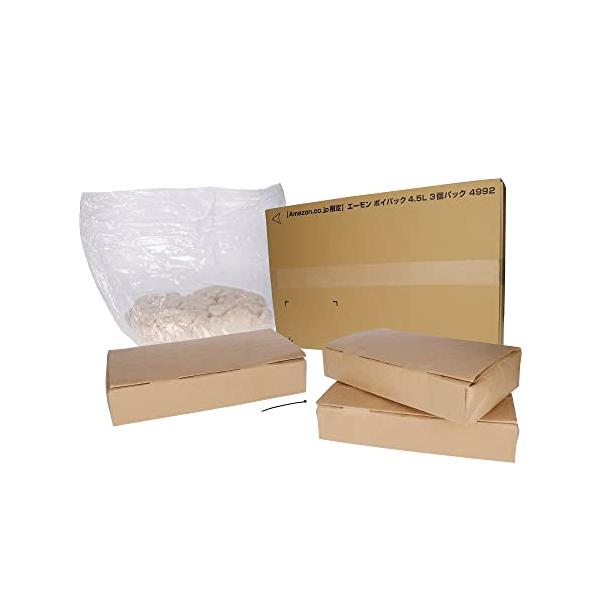 ・4.5L/3個パック/吸収力・保持力アップ 4.5L 4992・自動車、バイクのオイル交換に。吸収体に綿花を採用したことで吸油性能が大幅に向上。・段ボールを使っていないので可燃ゴミとして処理が可能。紙袋に折り線が入っており、３段階の高さ調...