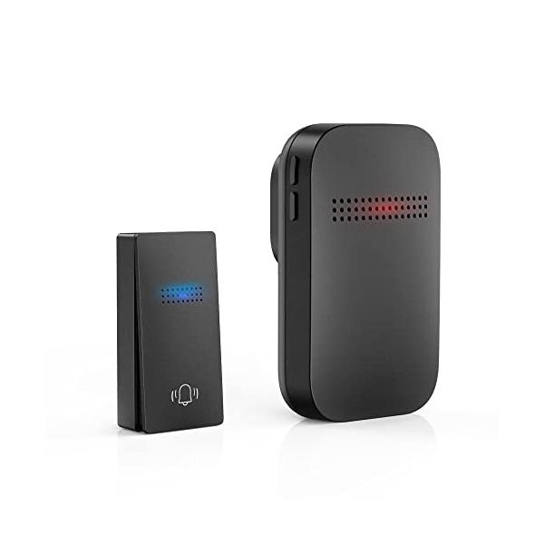 Aワイヤレスチャイム 玄関チャイム 電池不要 自動発電 音と光で呼び出しチャイム ワイヤレスチャイム電池不要玄関チャイムインターホン自動発電呼び鈴