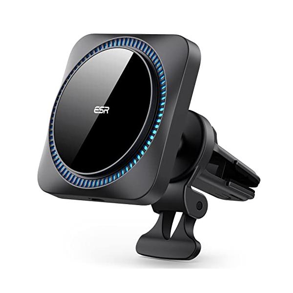 他サイト： ESR MagSafe 対応 車載充電器 HaloLock車載磁気ワイヤレス充電器 スマホホルダー 車載 ワイヤレス充電器 CryoBoostの商品画像