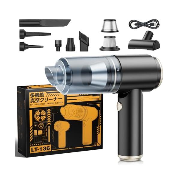 掃除機　コードレス　超軽量　強力吸引　最大40分連続稼働　ハンディクリーナー Amazon | 掃除機 コードレス 500W 40Kpa強力吸引 60分長時間運転