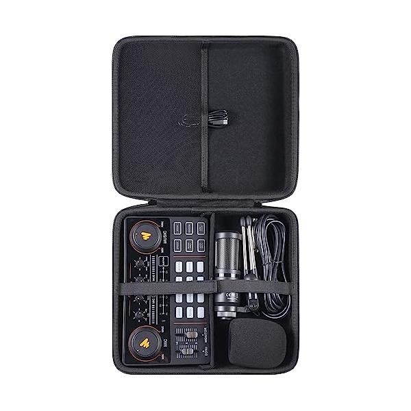他サイト： Khanka 収納ケース 互換品 MAONO オーディオミキサー オーディオインターフェース (AU-AM200-S1)（ケースのみ）の商品画像