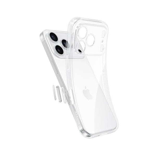 NIMASO iPhone 17 Pro 用 ケースクリア 黄変防止 耐衝撃 米軍MIL規格 SGS認証 カメラコントロールボタン付き いPho