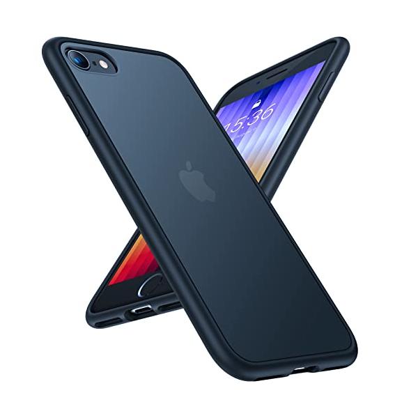 2026米軍進化耐久性　TORRAS iPhone se se3 se2 8 7 ケース 半透明 耐衝撃 マット感 黄ばみなし レンズ保護 ス