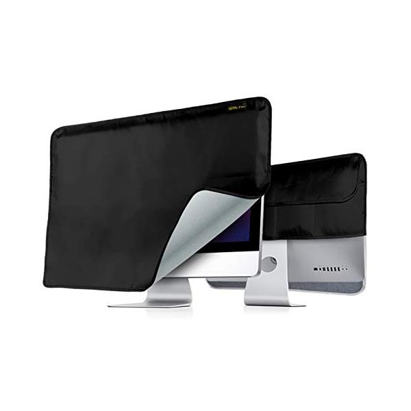 ・ブラック 【L】23-27インチモニター対応 ・・Size:【L】23-27インチモニター対応・対応サイズ：23-27インチモニター対応。ディスプレイスクリンをほこり、湿気、指紋、汚れ、油、傷、および日々の摩耗から保護します。・シンプルで...