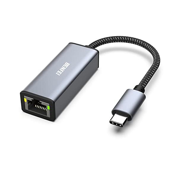 他サイト： BENFEI 有線LANアダプタ USB-C - イーサネットアダプター、USB Type-C (Thunderbolt 3/4) - 10/1の商品画像