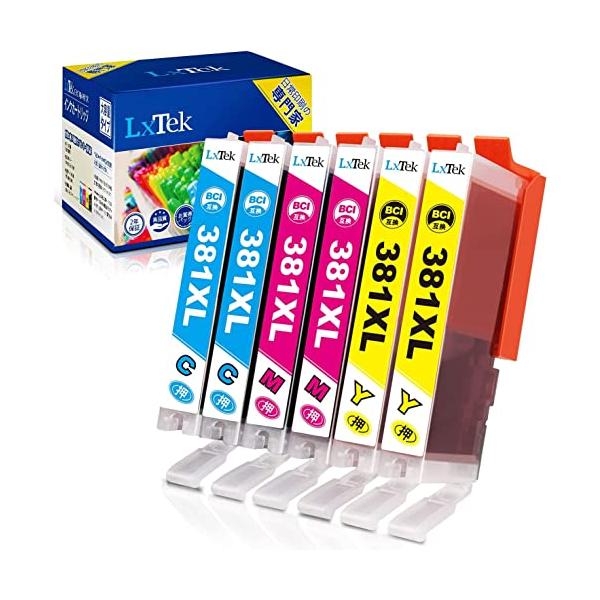 未開封 Canon キャノン 381XL LxTek 互換インクカートリッジ Amazon.co.jp: LxTek BCI-381XL BCI-380XL 互換インク