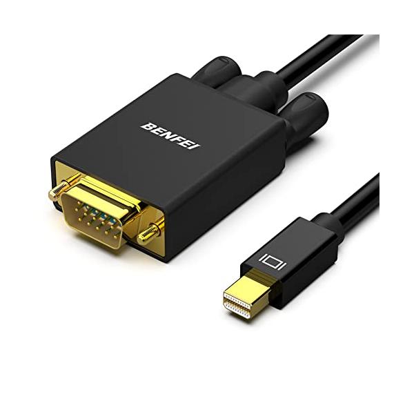 他サイト： BENFEI Mini DisplayPort - VGA ケーブル、1.8m Mini DisplayPort - VGA ケーブル (Thuの商品画像