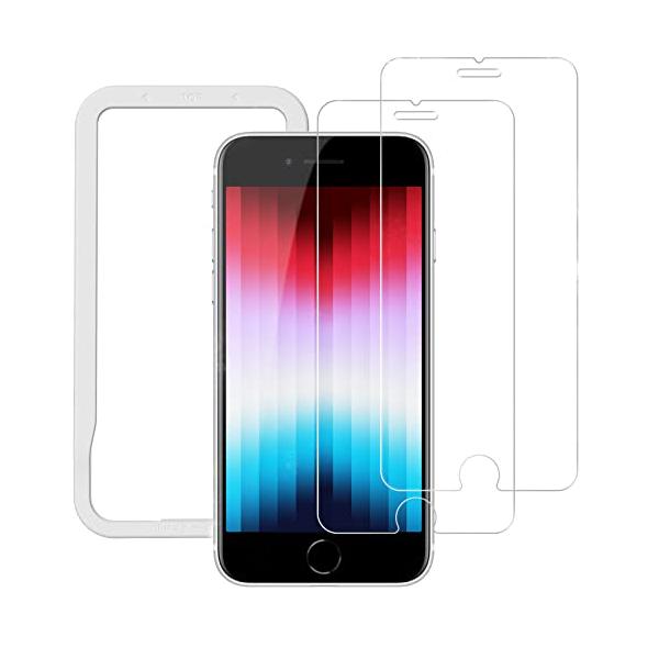 NIMASO ガラスフィルム iPhone SE3 (第3世代) 用/iPhone SE 2 8 7 6 6s 