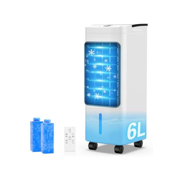 Tophappy 冷風扇 冷風機 新登場＆6L大容量＆3段階風量切替冷風