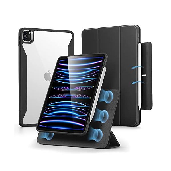 他サイト： ESR iPad Pro 11インチ ケース (2022/2021)用 第4/3世代対応 ハイブリッドケース ペンシルホルダー付き 取り外し可能の商品画像