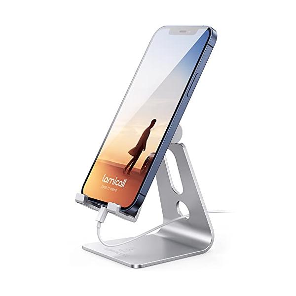 他サイト： Lomicall スマホ スタンド アルミ 角度調整 : 卓上 携帯 けいたい 立て スマフォ すまほ アイフォン アンドロイド stand 置の商品画像