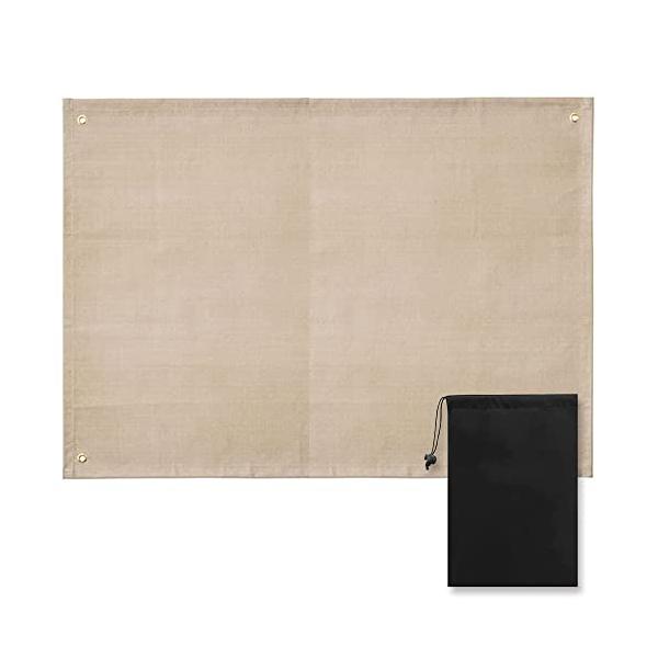 ・100×100cm 100×100cm BBQ-FHT・・Color:100×100cm・【第二世代の焚き火シート】技術のアップグレードで、熱伝導率の低さに秀でたグラスファイバー織物を採用しており、作業耐熱温度700℃、瞬間使用温度130...