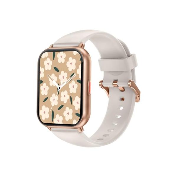 他サイト： RUIMEN スマートウォッチ 通話機能付き レディース Smart Watch iPhone アンドロイド対応 女性生理周期管理 歩数計 腕時の商品画像