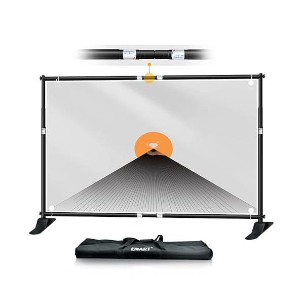 EMART 背景スタンド 背景バナースタンド シルバー 300X300cm 撮影スタンド 伸縮式 幅、高さ調節可能 合金製 高耐久 背景布/グリーンバッ EMART 背景スタンド 背景バナースタンド 撮影スタンド 300×240cm 伸縮