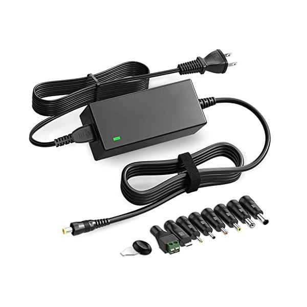 「3Aマルチ電圧ACアダプター」入力：110-240V。出力：5V、6V、7.5V、9V、12V、13.5V、15V マルチ電圧ACアダプターです。DC長さ1.5m、AC長さ1.2mです。・「ユニバーサル電源互換」15V3A45W、12V3...