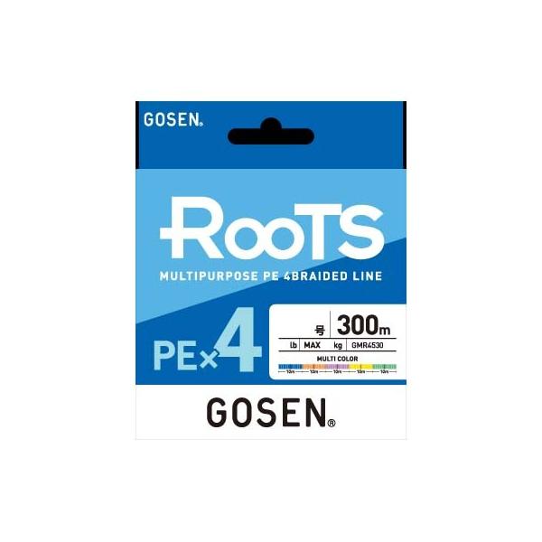 �S�[�Z�� GMR453006  ROOTS PE×4 300m �}���`�J���[ 0.6�� (12lb)�@