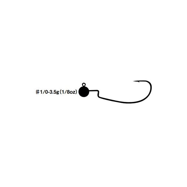 �J�c�C�` �l�C���{�� (Nail Bomb) VJ-71 #1/0-3.5g (1/8oz) 5perpack NS Black �t�b�N�@ �y�n���E�t�b�N�z