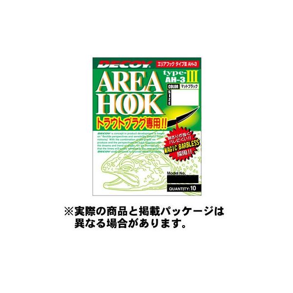 �J�c�C�` �G���A�t�b�N �^�C�vIII (Area Hook TypeIII) AH-3 #8 10�{�� Mat Black �n���@ �y�n���E�t�b�N�z