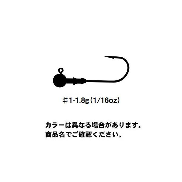 JcC` VJ-31F oCIXWOwbh (Violence Jighead) #1- 1.8g (1/16oz)  5perpack NS Black n@ yA[piz