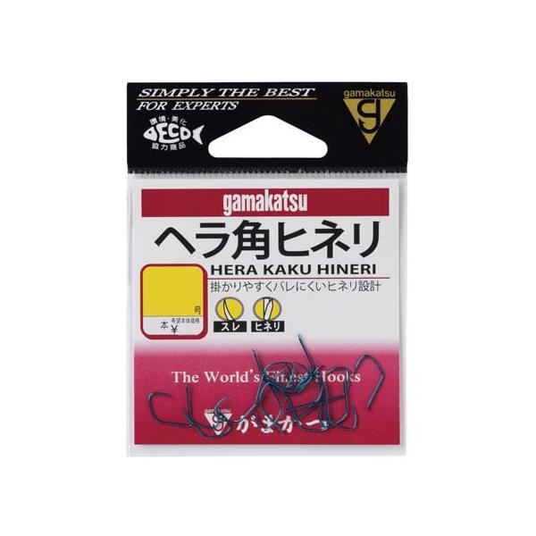 Gamakatsu がまかつ ヘラ角ヒネリ 青 バラ 6号 18本入 : エビス