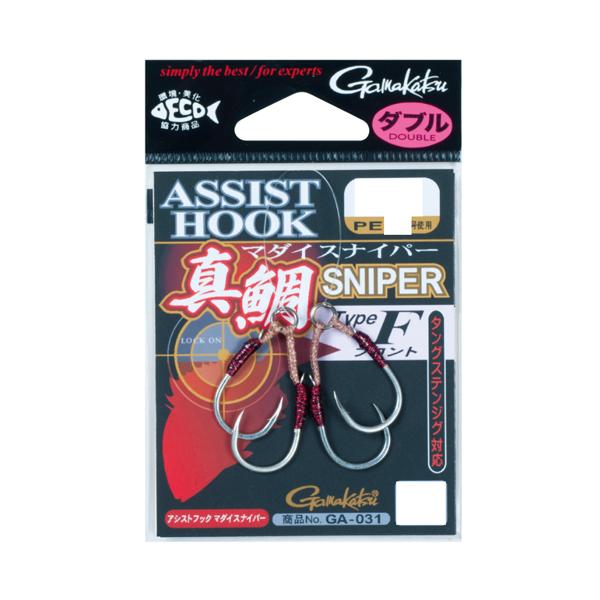 がまかつ大师 Gamakatsu がまかつ アシストフック真鯛スナイパーTypeF GA-031 1/0