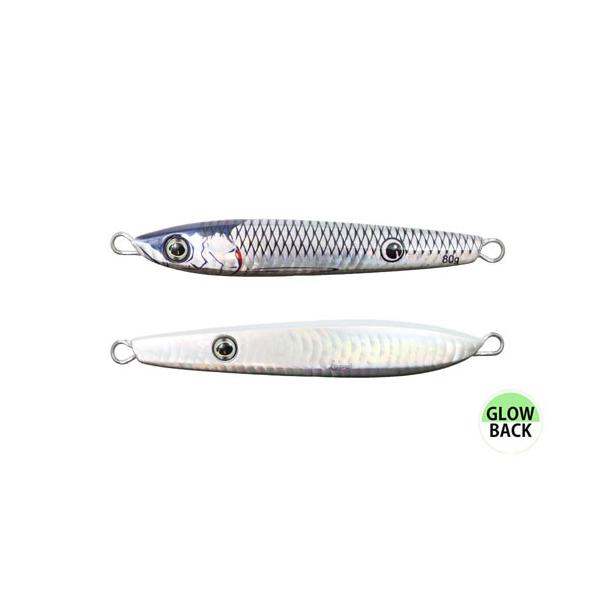 No.450 ネコメタル 80g 4個 issei 海太郎 ネコメタル 40g #001 グローシラス【ゆうパケット