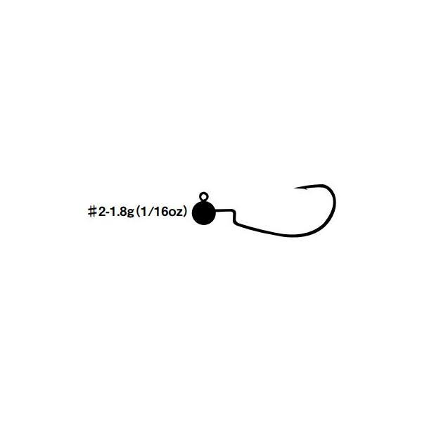 �J�c�C�` �l�C���{�� (Nail Bomb) VJ-71 #2-1.8g (1/16oz) 5perpack NS Black �t�b�N