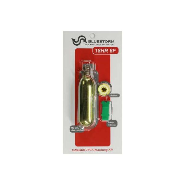 高階救命器具 ブルーストーム ボンベキット 18HR 6F KIT[HRC社製] ハルキ―ロバーツ社製