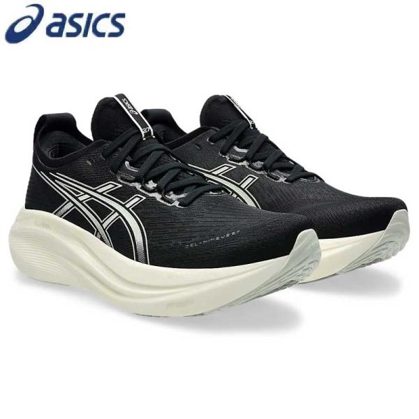 アシックス ゲルニンバス 27 エクストラワイド メンズ ランニングシューズ ジョギング ウォーキング 厚底 陸上 マラソン トレーニング 1011B957 asics 2025秋冬