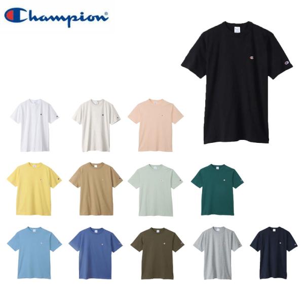 チャンピオン ショートスリーブTシャツ ベーシック メンズ 半袖 カットソー シンプル アウトドア スポーツ 普段着 C3-X352 Champion 2026春夏継続