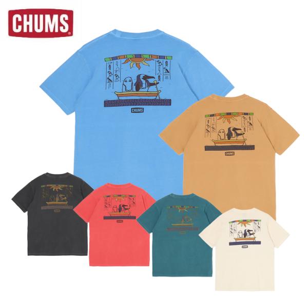 CHUMS チャムス ミューラルTシャツ メンズ 半袖 Tシャツ