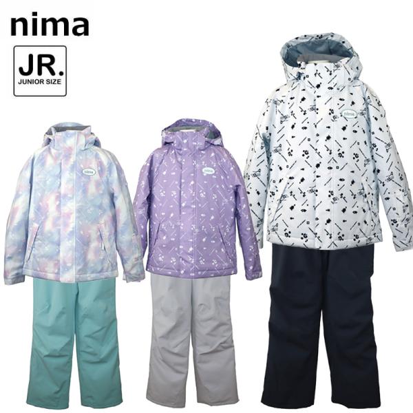 ※掲載の商品は実店舗、別モールでも販売しておりますため、在庫更新のタイムラグにより欠品となる場合がございます。スキーの柄がプリントされた、ジュニア向けスキーウェア上下セット。■特長・耐水圧10,000mm・アクアプロテック仕様　(雪や雨・風...