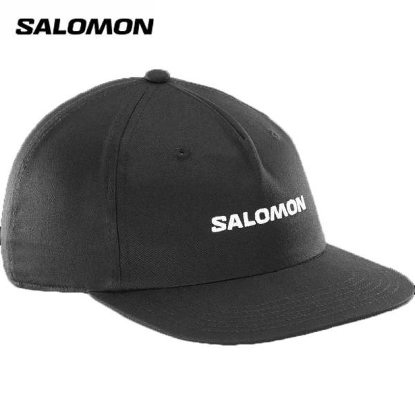 サロモン LOGO FLAT CAP ユニセックス メンズ レディース ユニセックス 帽子 キャップ アウトドア レジャー LC2682900 SALOMON 2026秋冬