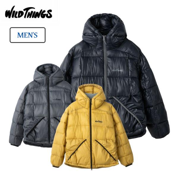 【美品】WILD THINGS ペイズリー柄プルオーバーダウン(フードあり) ebisuya-sp_wt25143sk