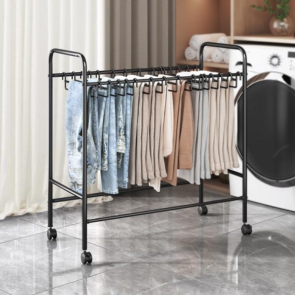 スラックスハンガー 25本掛け キャスター付き スラックスハンガーラック ズボンハンガー パンツラック クローゼット 収納コンパクト隙間収納 ハンガー パンツ