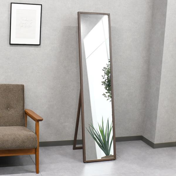 スタンドミラー・壁掛けも可能なミラーになります。木製のフレームがオシャレなデザインとなっております。スタンドミラー おしゃれ ミラー 全身鏡 幅35cm スタンドミラー 壁掛け 2way 全身ミラー シンプル 玄関 リビングルーム 壁掛けミ...