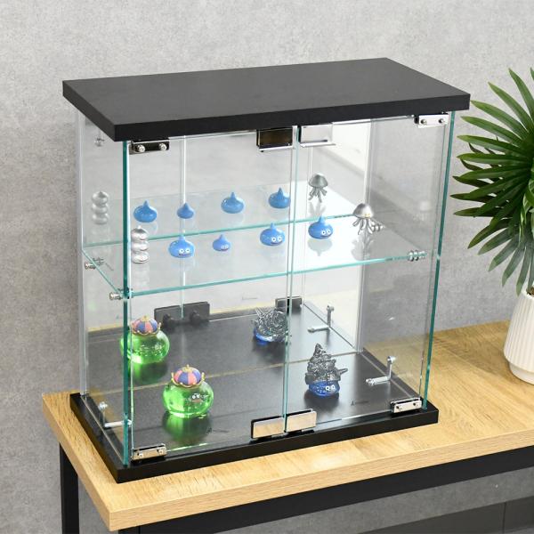 背面ミラーのコンパクトでおしゃれな卓上コレクションケースになります。コンパクトサイズで大切なコレクションをおしゃれに収納いただけます。コレクションケース コンパクト 卓上型 小型 フィギュアケース ガラス おしゃれ コレクションボード 卓上...