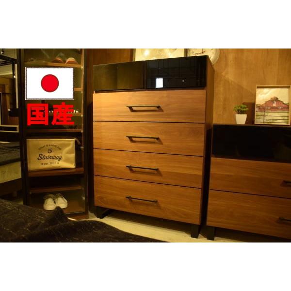 タンス チェスト ハイチェスト 国産 強化ガラス 北欧スタイル 北欧 80cm幅 幅80cm 収納 洋服収納 洋服ダンス 5段 5段チェスト ５段タンス おしゃれ Km1223f ビルドアイ 通販 Yahoo ショッピング