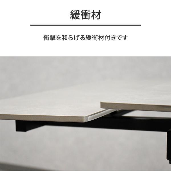 �L�����_�C�j���O�e�[�u�� 4�l�|�� 6�l ��120�`180cm �Z���~�b�N�� �k�� ���_�� �A�W���X�^�[�t�� ������� �G�N�X�e���V�����e�[�u�� �����` ���i�摜5