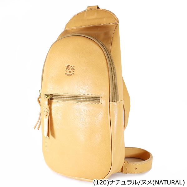 新品 イルビゾンテ 本革 レザー ボディバッグ ショルダーバッグ